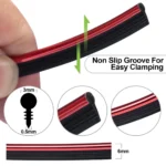 Car Interior Trim Strips Flexible Strips 5m Interior Auto Mouldings Trim Door Edgein Car Styling Strip 4.webp