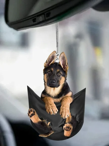 Car Pendant Practical Interior Ornament Hanging Mini Puppy Shape Car Hanging Toy Gift Car Decoration Accessories.webp