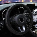 Car Steering Wheel Cover Breathable Anti Slip Pu Leather Steering Covers Suitable 37 38cm Auto Decoration 3.webp