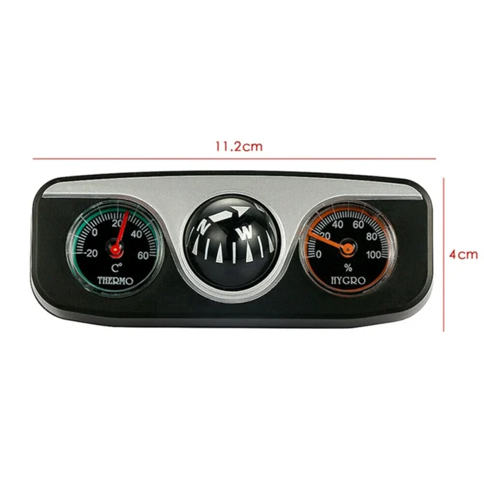 Car Styling Interior Accessories 3 In 1 Guide Ball Car Compass Thermometer Hygrometer Car Ornament 1.webp