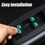 Car Window Lift Luminous Switch Button Sticker Door And Window Lift Night Safety Switch Decoration Colorful 2.webp