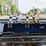 Cartoon Animal Car Interior Center Console Decoration Personality Room Dining Table Desk Decoration 3.webp