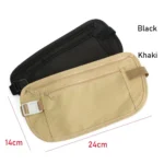 Cloth Waist Bags Travel Pouch Hidden Wallet Passport Money Waist Belt Bag Slim Secret Security Useful 5.webp