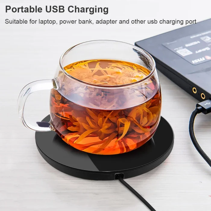 Coffee Cup Heater Mug Warmer Usb Heating Pad Electic Milk Tea Water Thermostatic Coasters Cup Warmer 3.webp