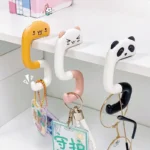 Cute Bag Hook Cartoon Table Side Bag Rack Folding Bag Hook Hanger Handbag Holders Foldable Table 2.webp