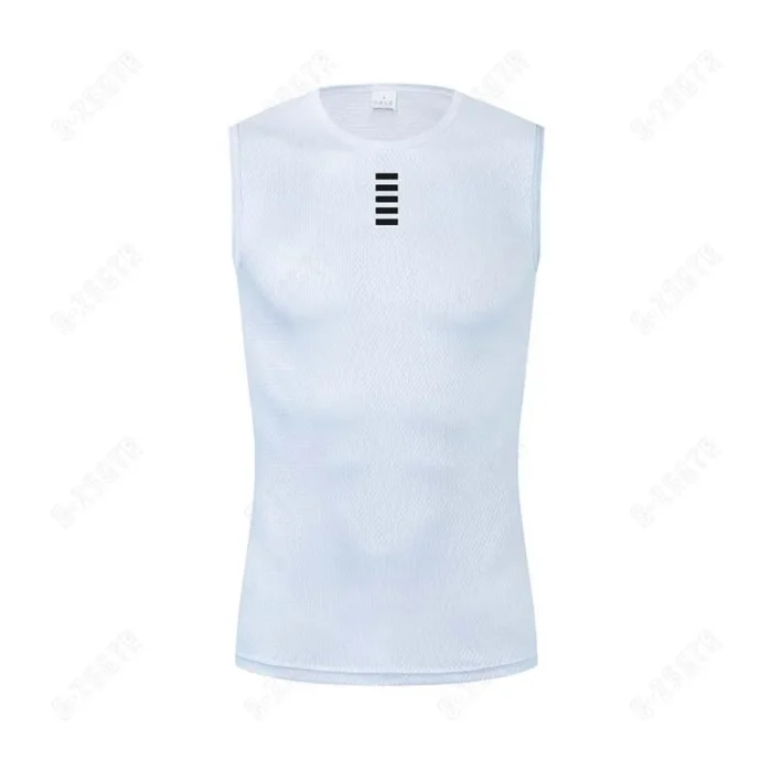 Cycling Base Layer Reflective Underwear White Cycling Jersey Sport Vest Men Undershirt Quick Dry Elastici Vest 1.webp