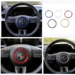 Decorative Ring For Mg Mg5 2021 Steering Wheel Center Cover Styling Shiny Interior Modification Accessories Car 1.webp