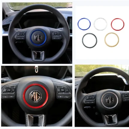 Decorative Ring For Mg Mg5 2021 Steering Wheel Center Cover Styling Shiny Interior Modification Accessories Car 1.webp