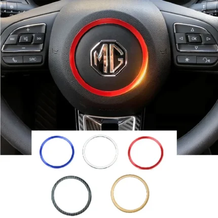 Decorative Ring For Mg Mg5 2021 Steering Wheel Center Cover Styling Shiny Interior Modification Accessories Car.webp