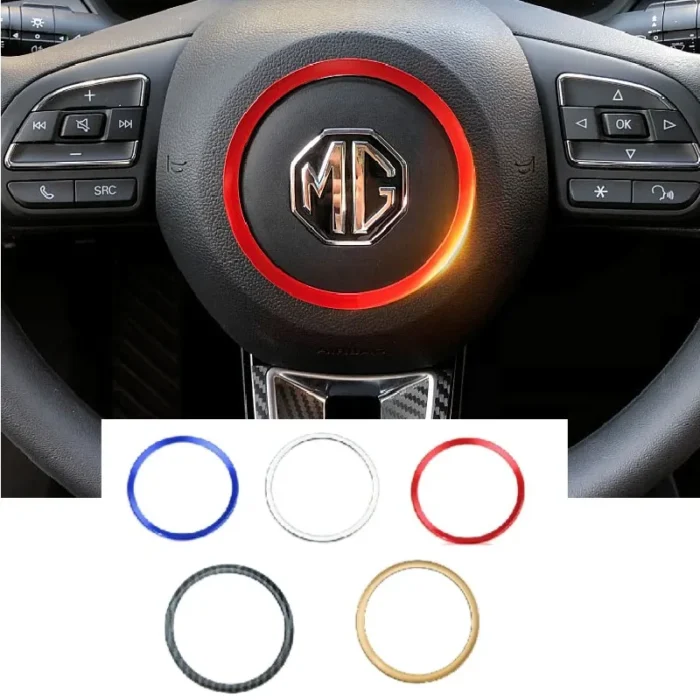 Decorative Ring For Mg Mg5 2021 Steering Wheel Center Cover Styling Shiny Interior Modification Accessories Car.webp