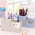 Desktop Pen Holder Organizer Multi Functional Stationery Container Storage Cosmetics Makeup Tools Rack School Office Utensils.webp