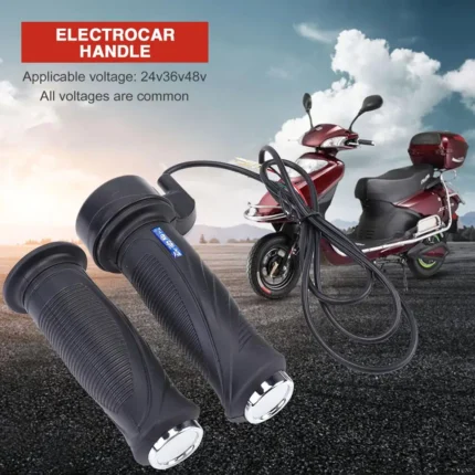 Electric Vehicle Twist Throttle Grip 24v 36v 48v Accelerator Electric Bike Scooter Handlebar Sets E Bike 1.webp