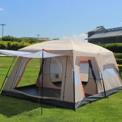 Factory Customized 5 8 Person Luxury Large Dome Double Layers Family Waterproof Folding Two Rooms Outdoor 1.webp