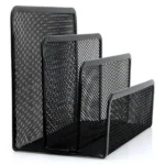 File Holder Organizer Black Mesh Letter Sorter Mail Business Document Tray Desk Office File Tray Organizer 1 1.webp