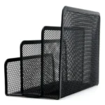 File Holder Organizer Black Mesh Letter Sorter Mail Business Document Tray Desk Office File Tray Organizer 1.webp