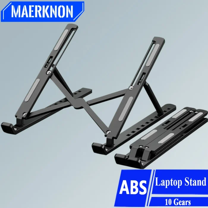 Foldable Laptop Stand Adjustable Portable Notebook Bracket Support Base Abs Holder For Macbook Air Pro Accessories.webp