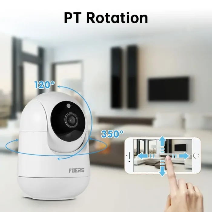 Fuers 3mp Wifi Camera Tuya Smart Home Indoor Wireless Ip Surveillance Camera Ai Detect Automatic Tracking 2.webp