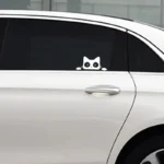 G154 1pcs Universal Surprise Cat Peeking Stickelblack White Funny Vinyl Decal Car Stylingdecoration Accessories 1.webp