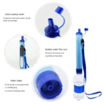 Greenlife Outdoor Survival Emergency Direct Drinking Water Filtering Tool Individual Water Purifier Portable Filter Straw 2