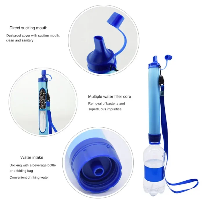 Greenlife Outdoor Survival Emergency Direct Drinking Water Filtering Tool Individual Water Purifier Portable Filter Straw 2