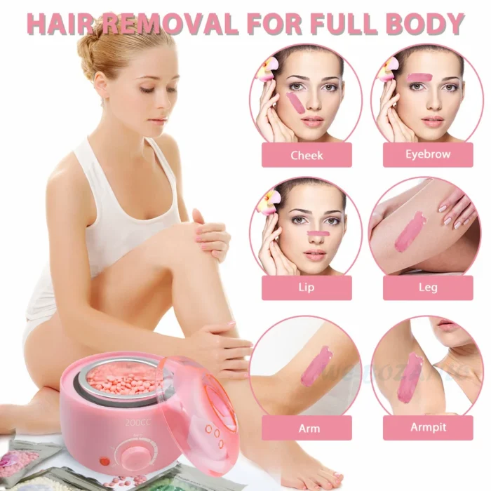 Hair Removal Machine Wax Heater Depilatory Epilator Wax Melt Waxing Kit Paraffin Heater Wax Beans Bead 2.webp