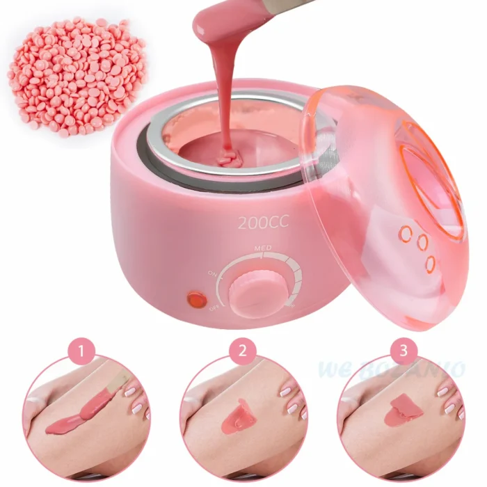 Hair Removal Machine Wax Heater Depilatory Epilator Wax Melt Waxing Kit Paraffin Heater Wax Beans Bead 3.webp