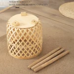 Handmade Bamboo Woven Flower Pot With Stand Plant Flower Display Storage Stand Diy Storage Nursery Pots 3.webp