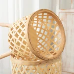 Handmade Bamboo Woven Flower Pot With Stand Plant Flower Display Storage Stand Diy Storage Nursery Pots 4.webp