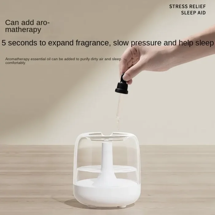 Humidifier 440ml Small Home Aromatherapy Machine 2 In 1 Mute Bedroom Large Capacity Fog Air Purification 3.webp