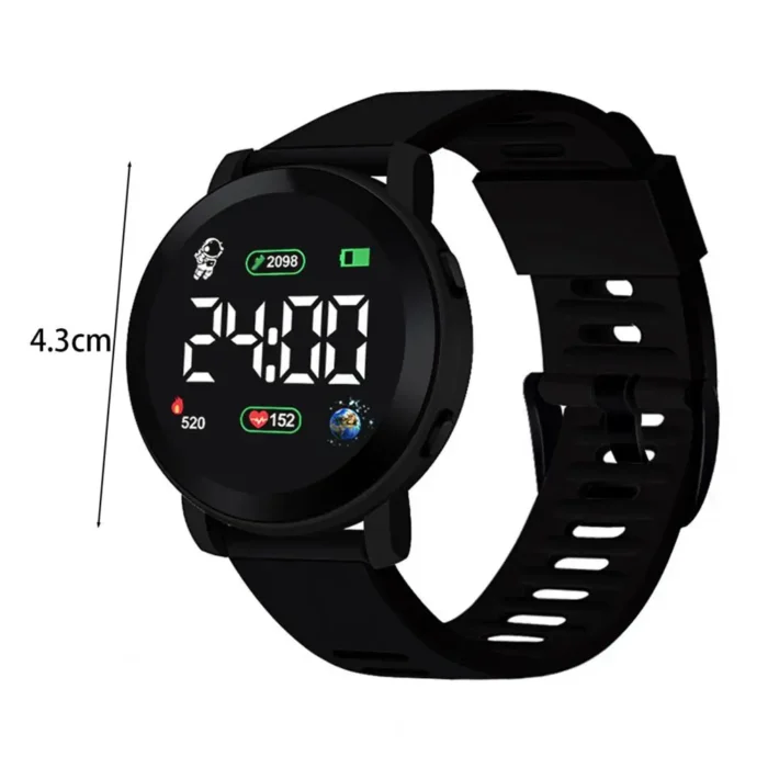 Kids Led Digital Watch Waterproof Date Weekly Calendar Sports Wristwatch Boys Girls Fashion Igital Watch Casual 5