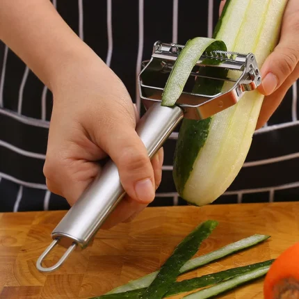 Kitchen Vegetable Peeler Stainless Steel Melon Planer Double Head Peeler Household Multiple Function Fruit And Vegetable 1.webp