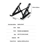 Laptop Stand Folding Lifting Computer Stand Desktop Convenient Cooling Base Bracket 3.webp