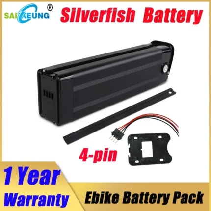 Lengthen Silverfish 48v60ah 4 Pin Electric Bike Battery 36 52 60 72v 20ah 50ah Lithium Battery 1.webp