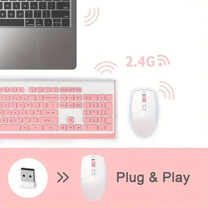 Magegee Wireless Keyboard Mouse Combo Magegee V650 Quiet Full Size 2 4g Ultra Thin Wireless Keyboard 2.webp