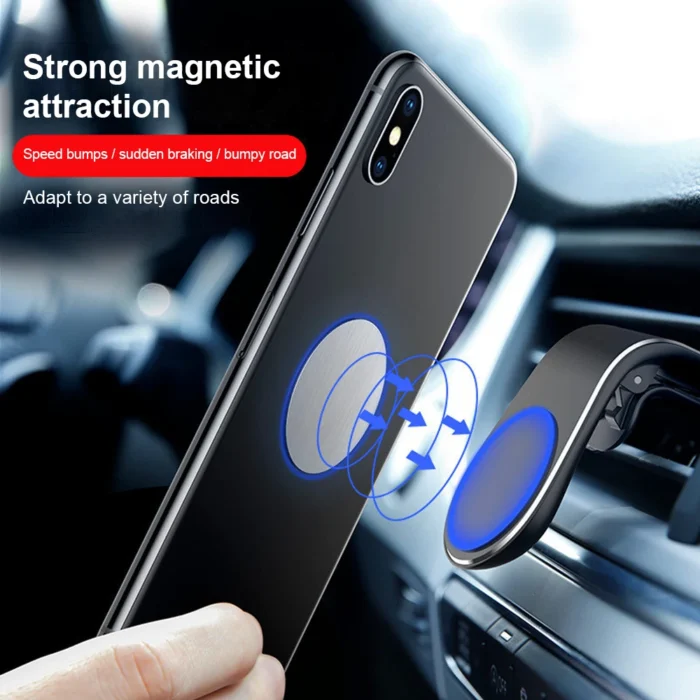 Magnetic Car Mobile Phone Holder Base Mobile Support Dashboard Retrofit Strong Adhesion Smartphone Bracket Base Car 4.webp