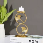 Modern Golden Candle Holder Home Decorations Candlestick Stand For Candles Container Christmas Wedding New Year Room 1.webp