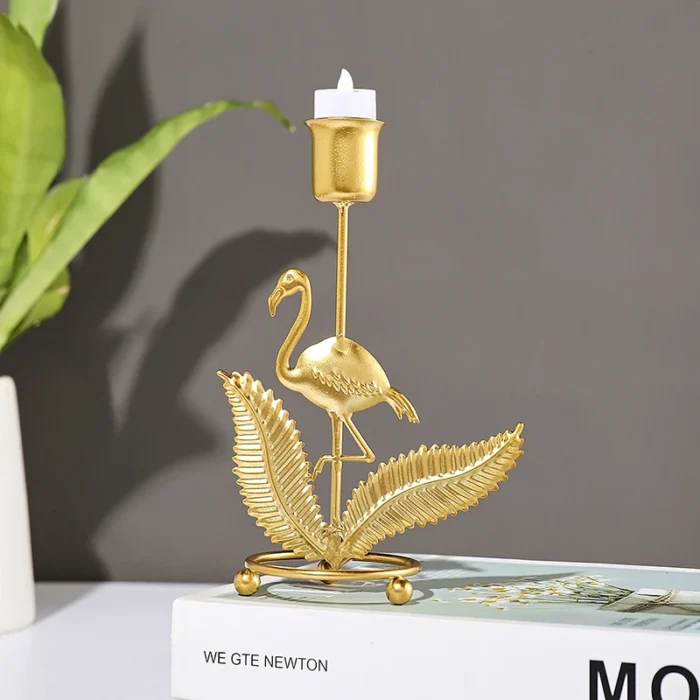 Modern Golden Candle Holder Home Decorations Candlestick Stand For Candles Container Christmas Wedding New Year Room 2.webp