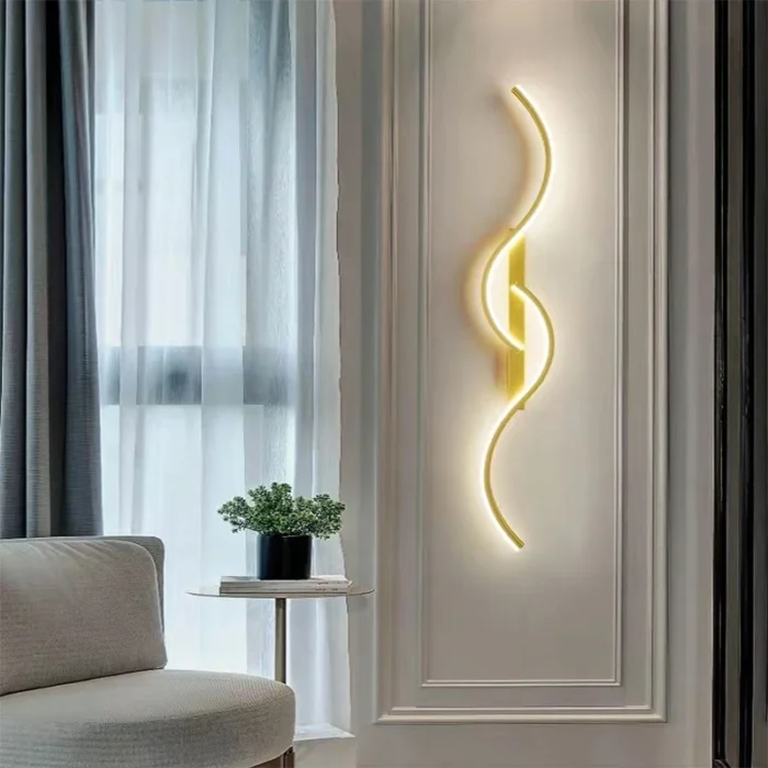 Modern Led Wall Lamp Minimalist Led Light Bedroom Bedside Long Strip Wall Sconces Living Room Home 1.webp