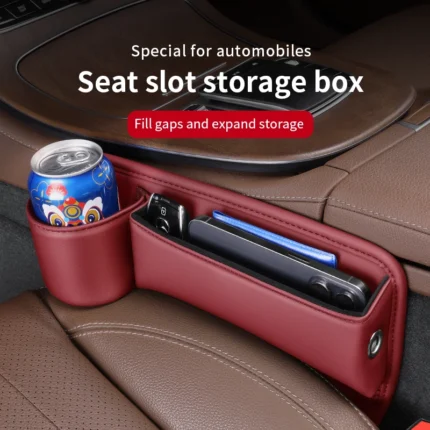 Multifunction Seat Gap Organizer Storage Bag Front Seat Gap Filler Wallet Keys Card Cup Phone Holder 1.webp