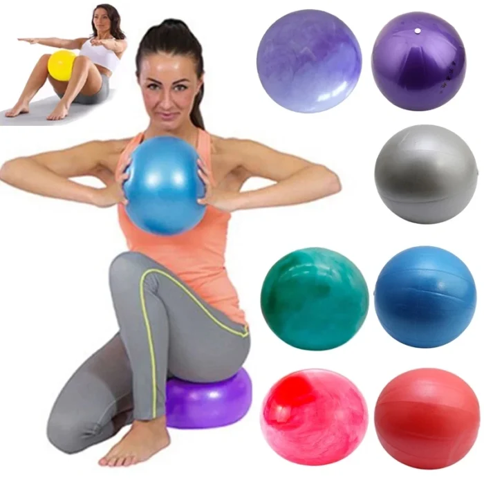 New 25cm Yoga Ball Exercise Gymnastic Fitness Pilates Ball Balance Exercise Gym Fitness Yoga Core Ball.webp