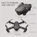 New E88pro Rc Drone 4k Professinal With 1080p Wide Angle Dual Hd Camera Foldable Rc Helicopter 10.webp