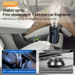 New Upgrade Dual Spray Car Air Humidifier Aluminium Alloy Essential Oils Diffuser Air Freshener For Auto 3.webp