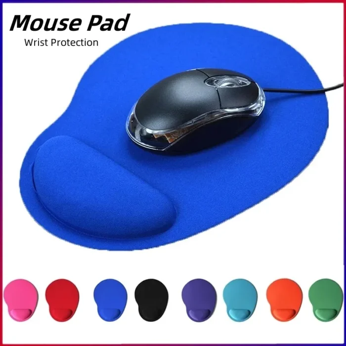 Office Work Mousepad With Gel Wrist Support Ergonomic Gaming Desktop Computer Laptop Tablet Mouse Pad Wrist.webp