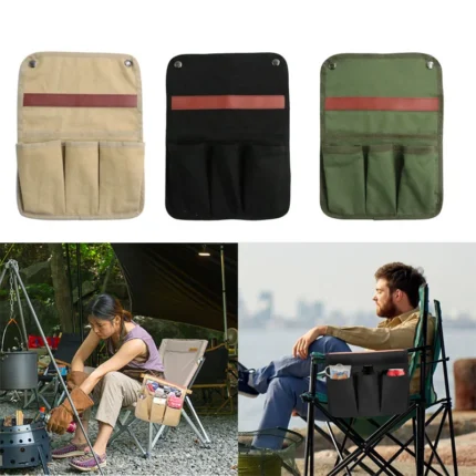 Outdoor Chair Side Pocket Portable Chair Armrest Hanging Bag Wear Resistance Storage Bag For Camping Bbq 1.webp