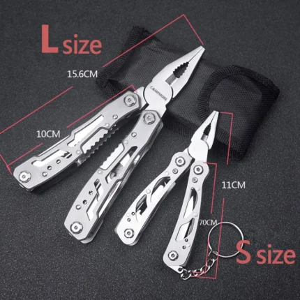 Outdoor Multitool Camping Portable Stainless Steel Edc Folding Multifunction Tools Emergency Survival Knife Pliers 7