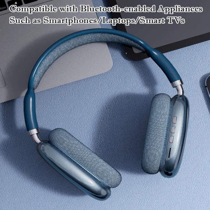 P9 Wireless Bluetooth Headphones With Mic Noise Cancelling Headsets Stereo Sound Earphones Sports Gaming Headphones Supports 1.webp