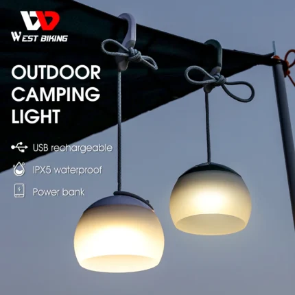 Portable Camping Light Usb Rechargeable Hook Camping Lantern Adjustable Outdoor Waterproof Tent Lights Emergency Table Lamp.webp