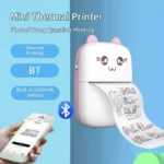 Portable Thermal Printer Mini Wirelessly Bt 203dpi Photo Label Memo Wrong Question Printing With Usb Cable 2.webp