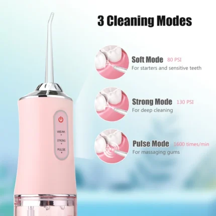 Powerful Dental Water Teeth Whitening Mouth Washing Machine 3 Gears Portable Oral Irrigator For Teeth Cleaning.webp