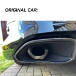 Quad Car Exhaust Tip For Bmw G42 M240i 2021 2022 2023 Dual M Performance Exhaust Pipe 4.webp